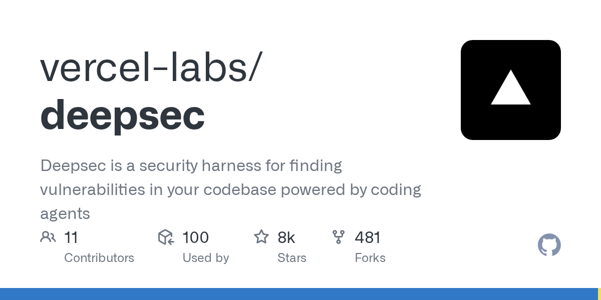 Deepsec — Security skill for Claude Code