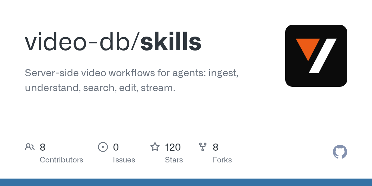 Videodb Skills — Development skill for Claude Code