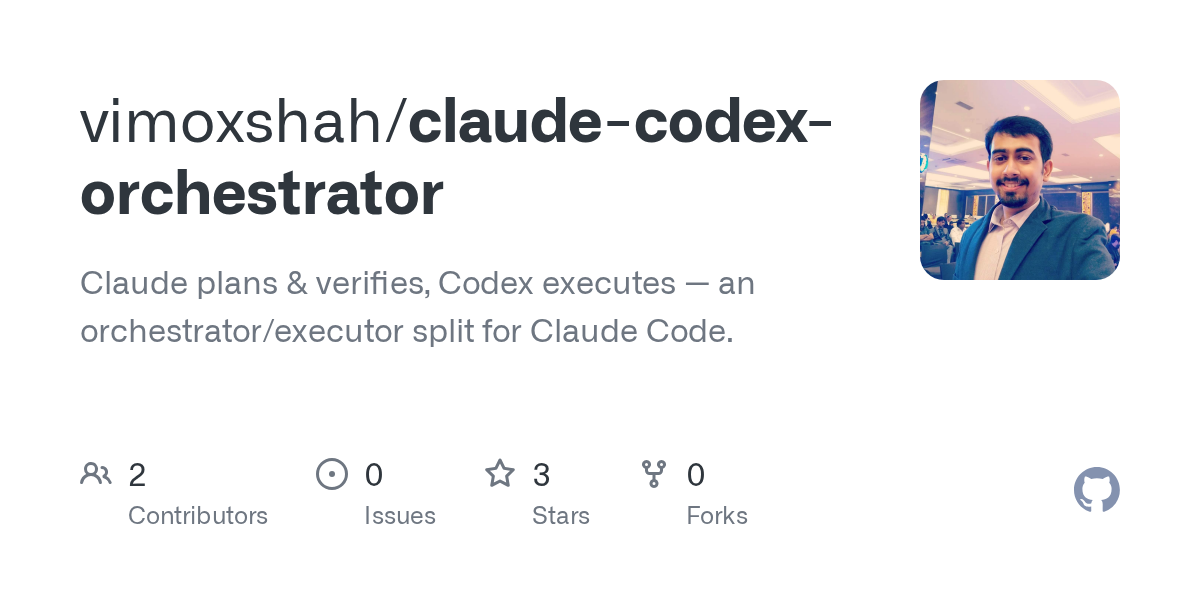 Claude Codex Orchestrator — Development skill for Claude Code