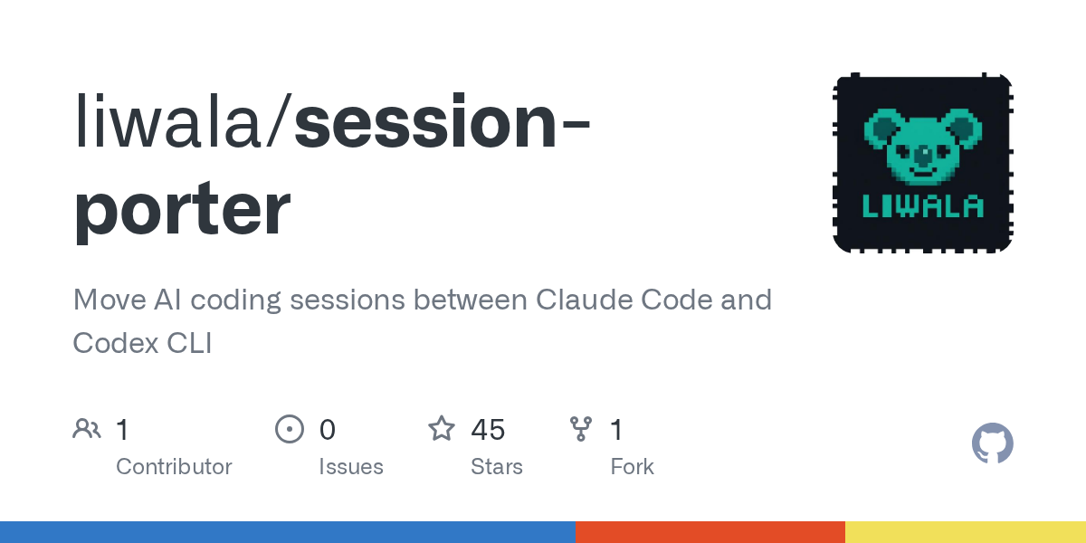 Session Porter — AI skill for Claude Code