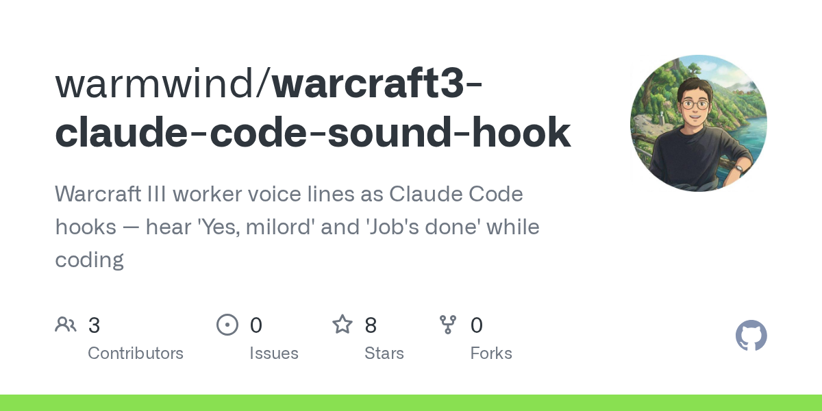 Warcraft3 Claude Code Sound Hook — Development skill for Claude Code