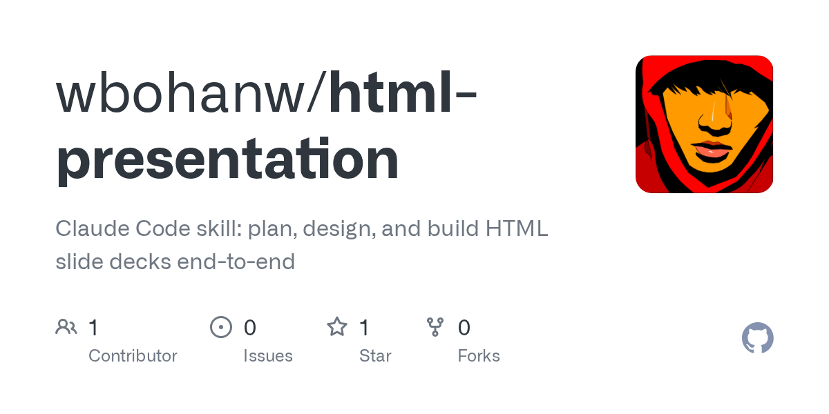 HTML Presentation — Design skill for Claude Code