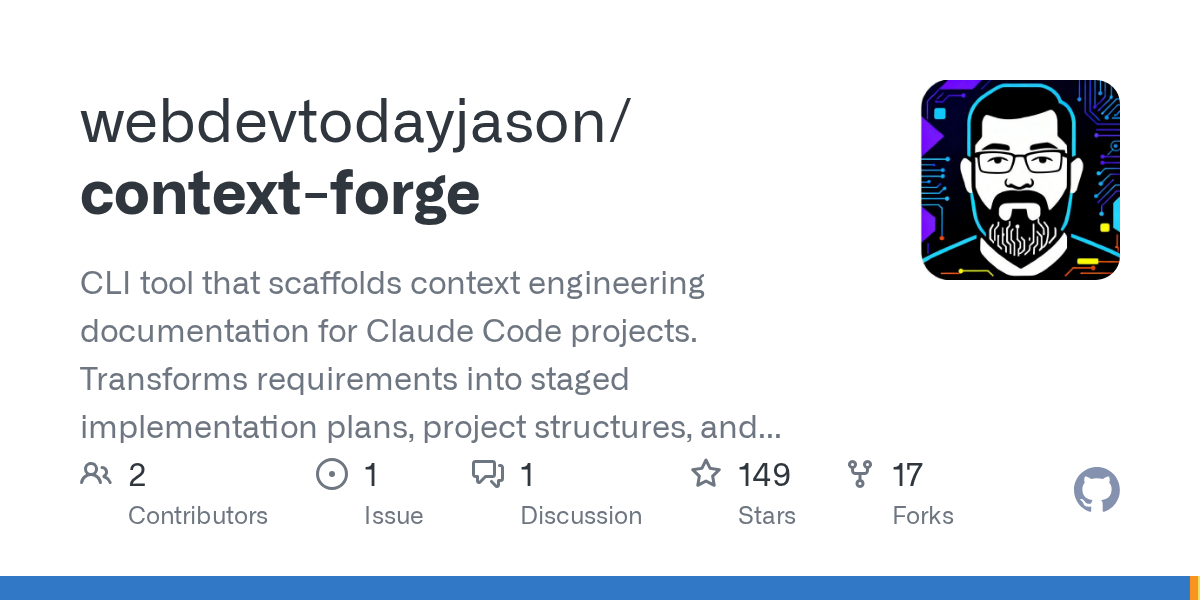 Context Forge — Documentation skill for Claude Code