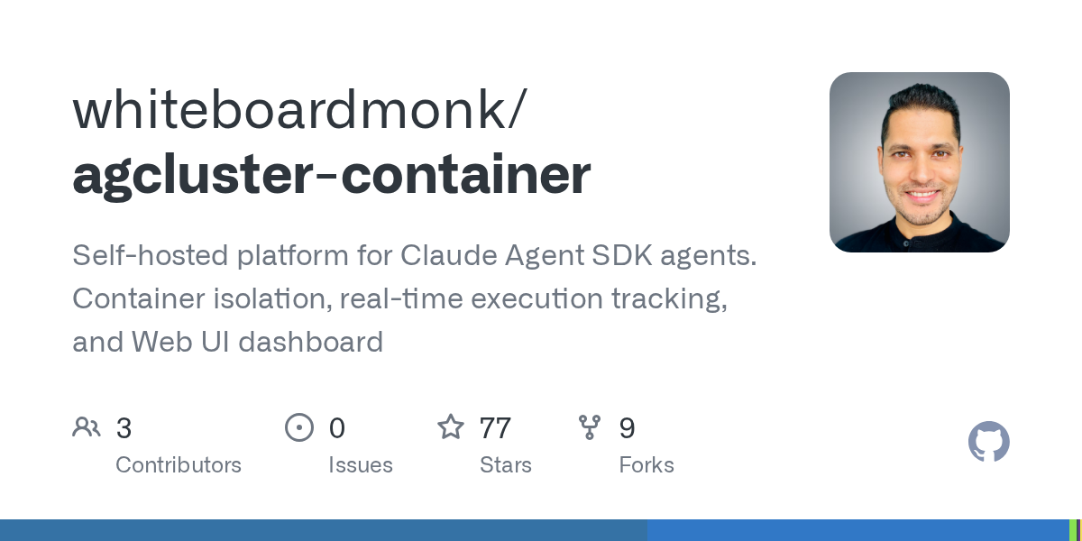 Agcluster Container — Design skill for Claude Code