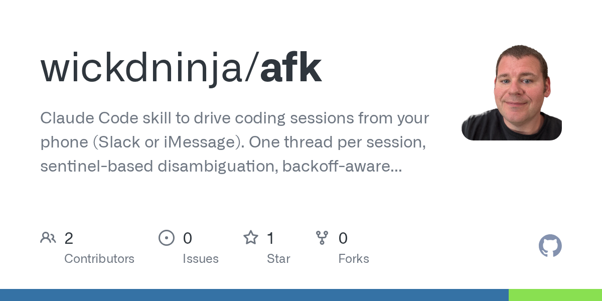 Afk — Communication skill for Claude Code