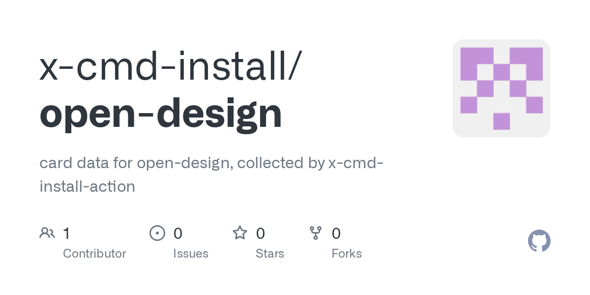 Open Design — Design skill for Claude Code