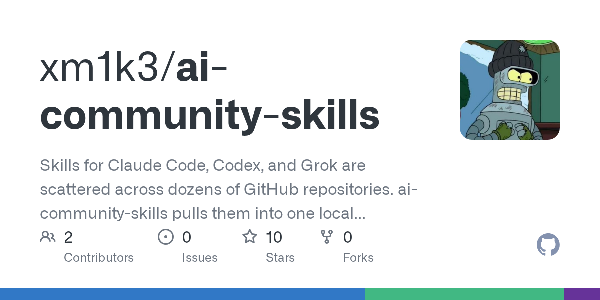 AI Community Skills — AI skill for Claude Code