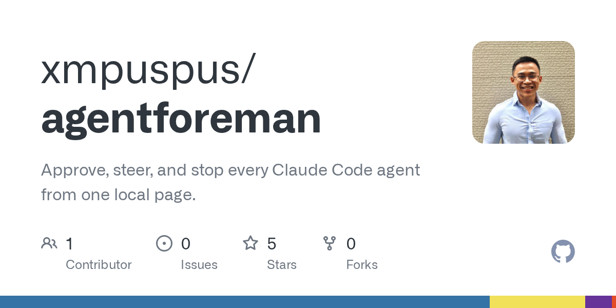 Agentforeman — Development skill for Claude Code