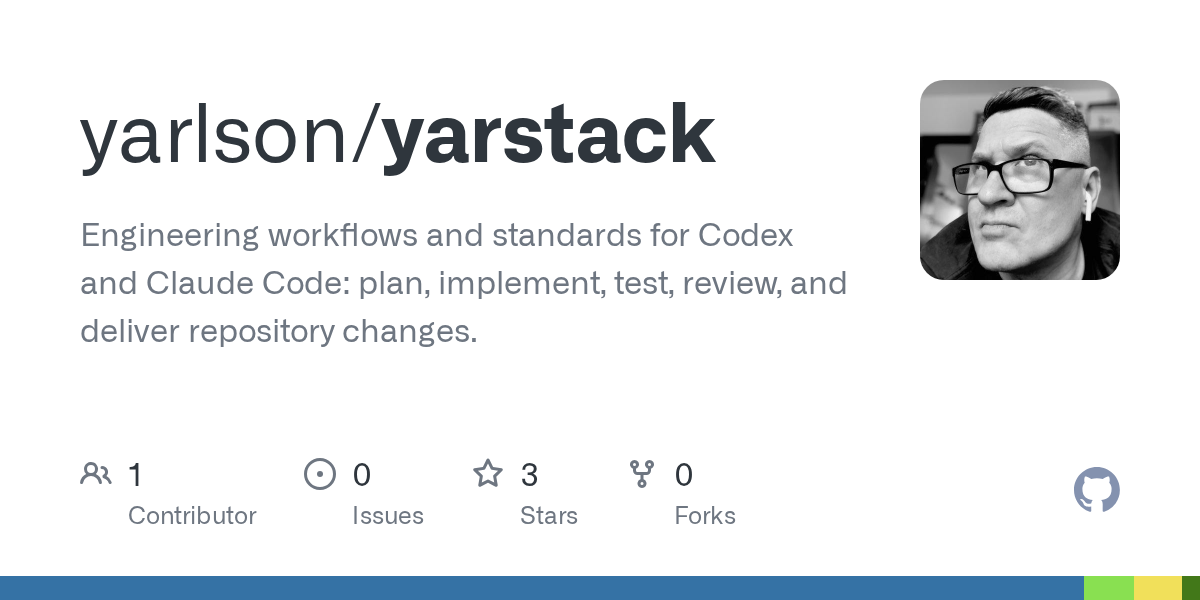Yarstack — Testing skill for Claude Code