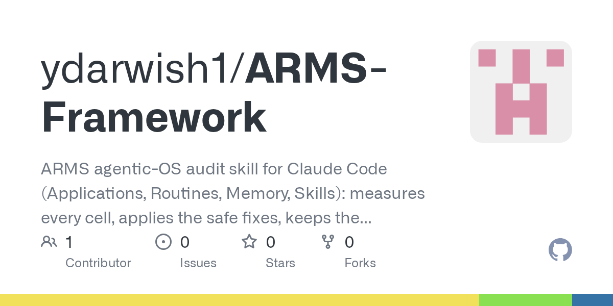 ARMS Framework — Security skill for Claude Code