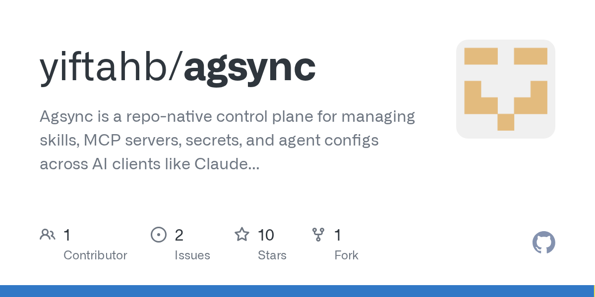 Agsync — AI skill for Claude Code
