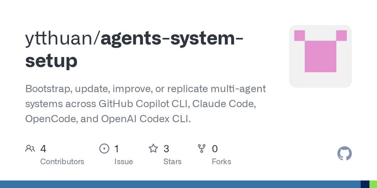Agents System Setup — Git skill for Claude Code