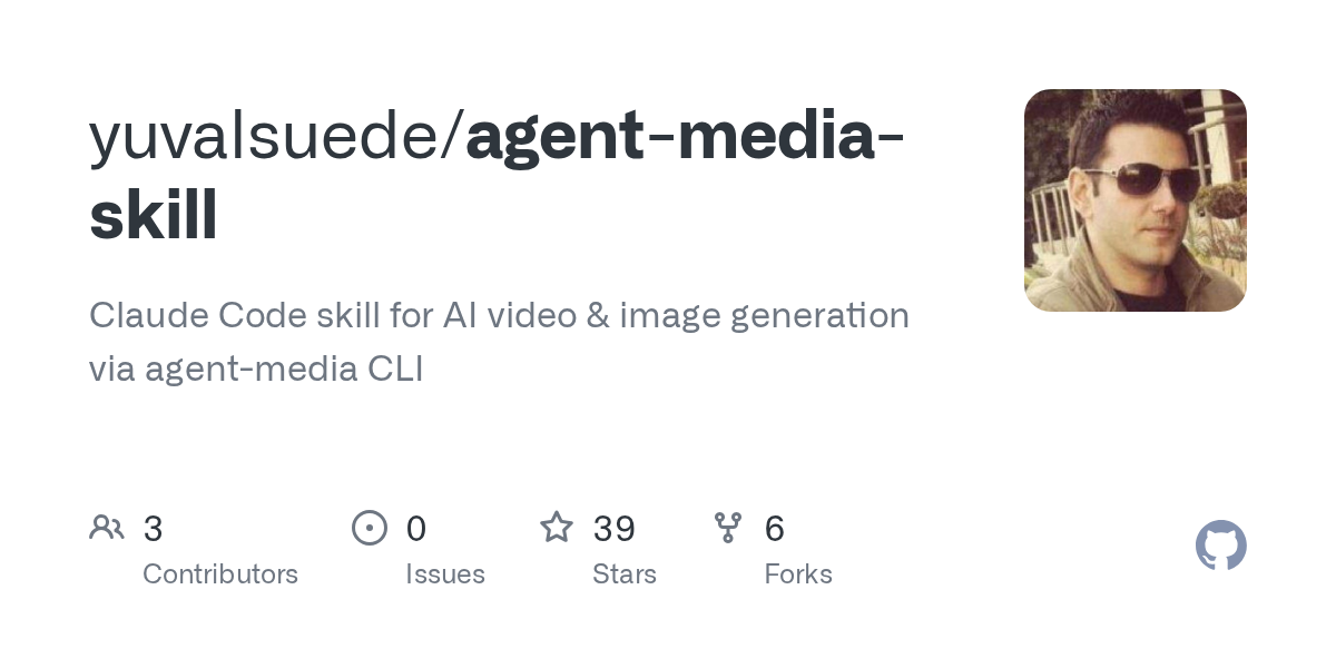 Agent Media Skill — AI skill for Claude Code