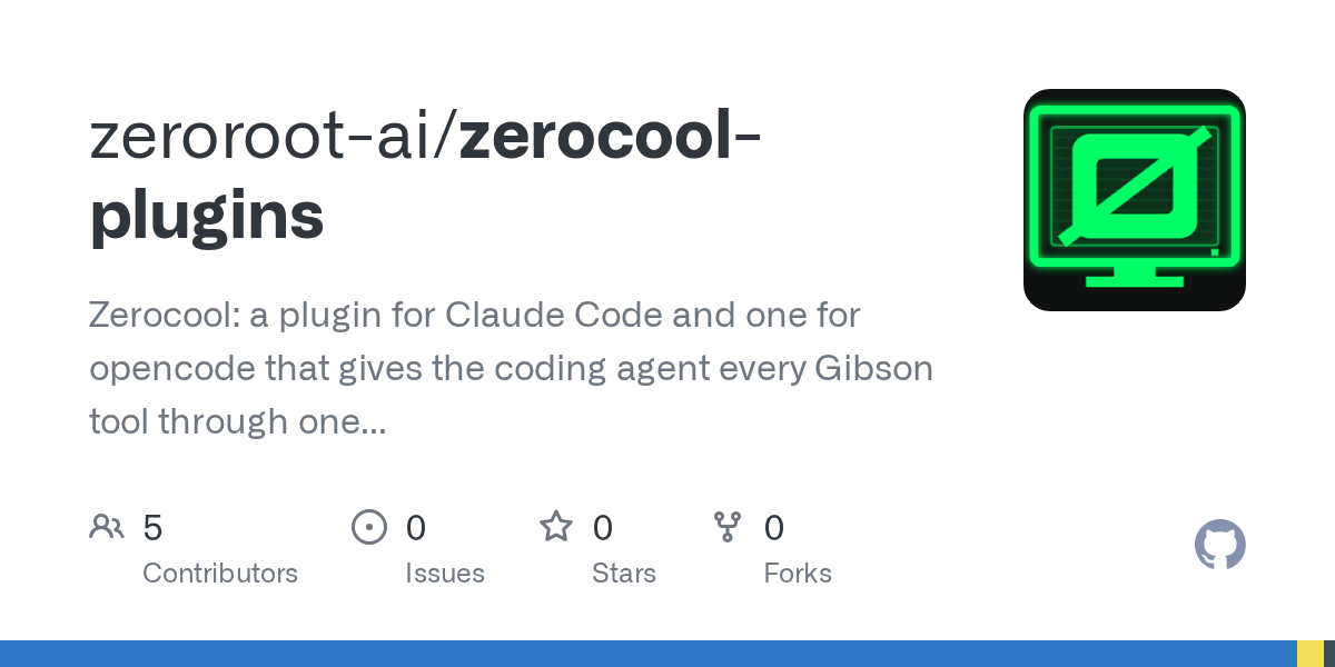 Zerocool Plugins — Development skill for Claude Code