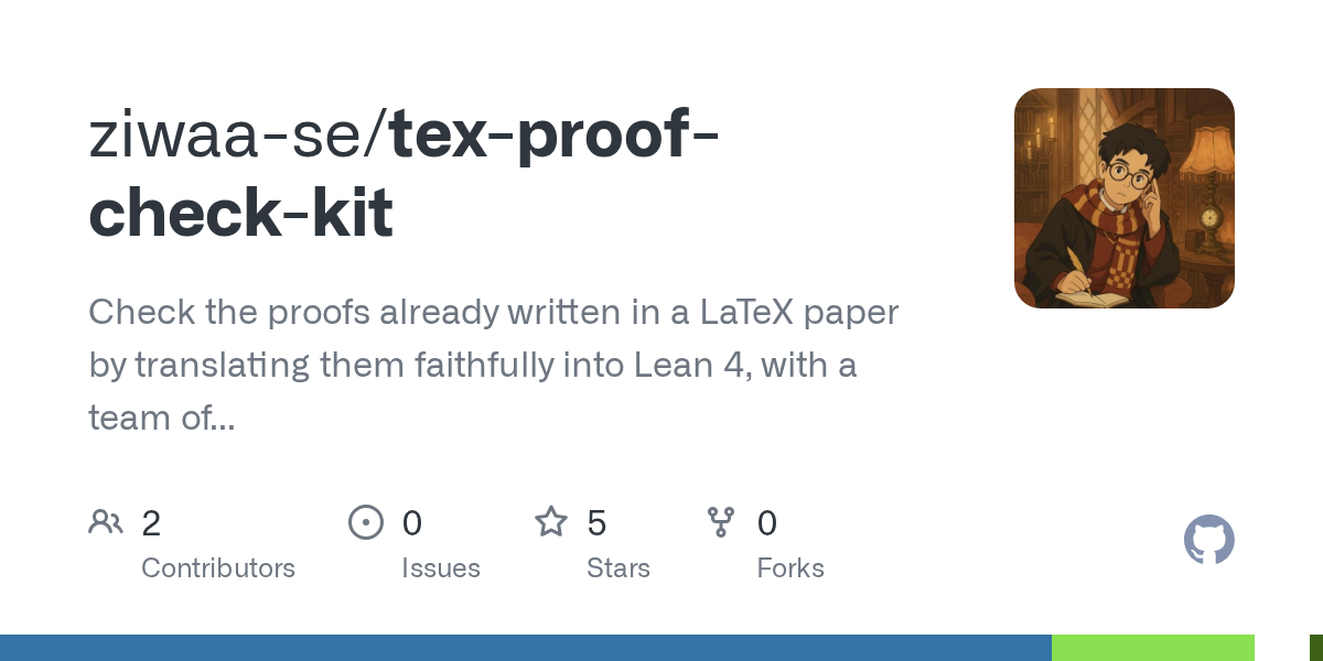 Tex Proof Check Kit — Development skill for Claude Code
