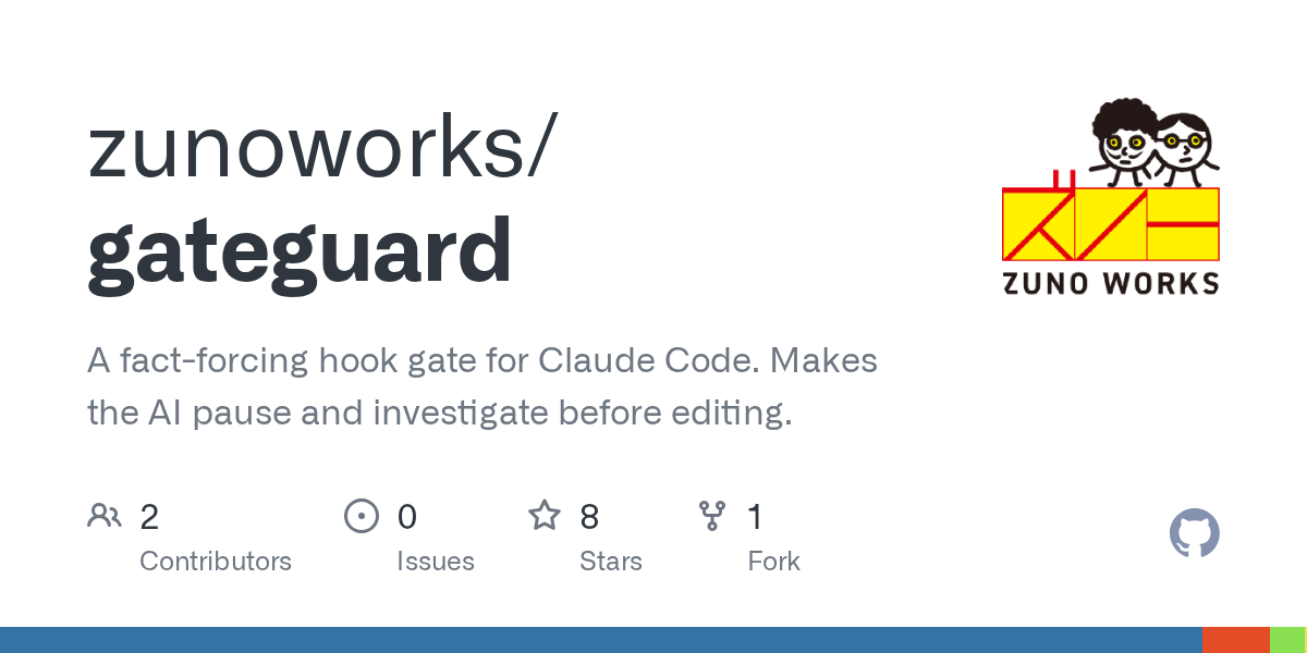 Gateguard — AI skill for Claude Code